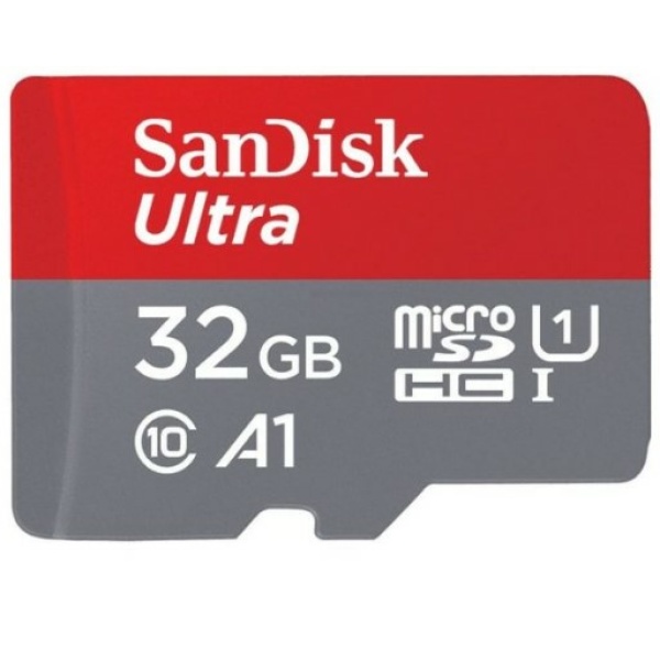 Sandisk Ultra - כרטיס זיכרון 32 ג'יגה