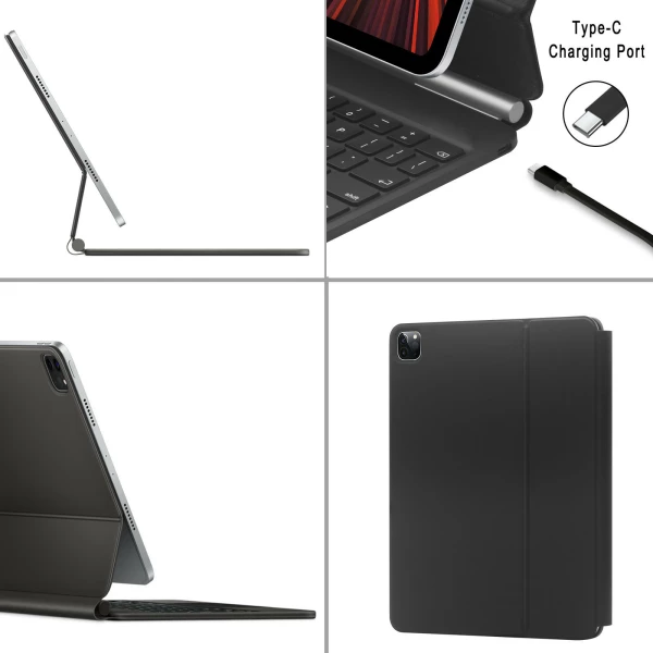 ⁦כיסוי מקלדת Apple iPad Pro 12.9 2020/2021/2022⁩ – תמונה ⁦9⁩