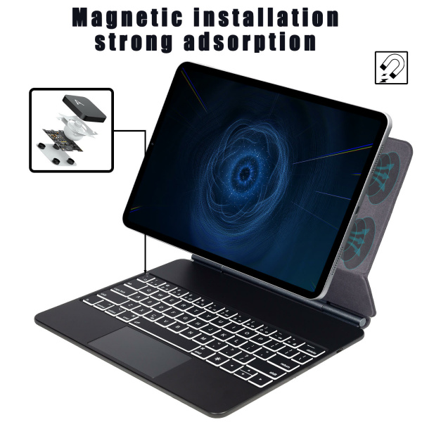 ⁦כיסוי מקלדת Apple iPad Pro 12.9 2020/2021/2022⁩ – תמונה ⁦8⁩