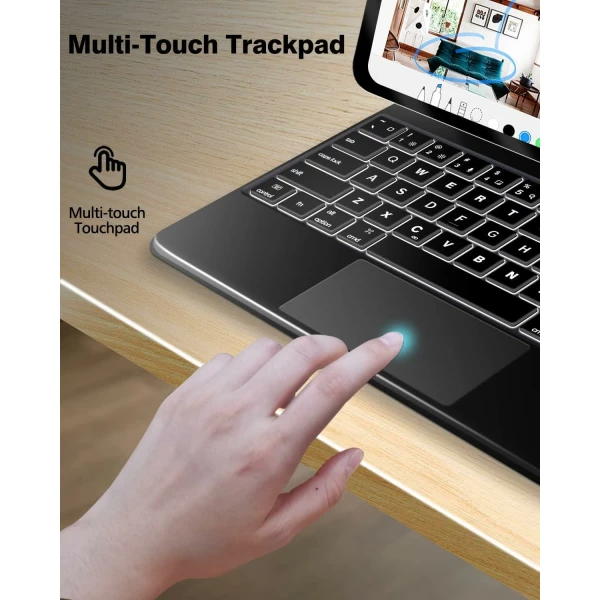 ⁦כיסוי מקלדת Apple iPad Pro 12.9 2020/2021/2022⁩ – תמונה ⁦6⁩