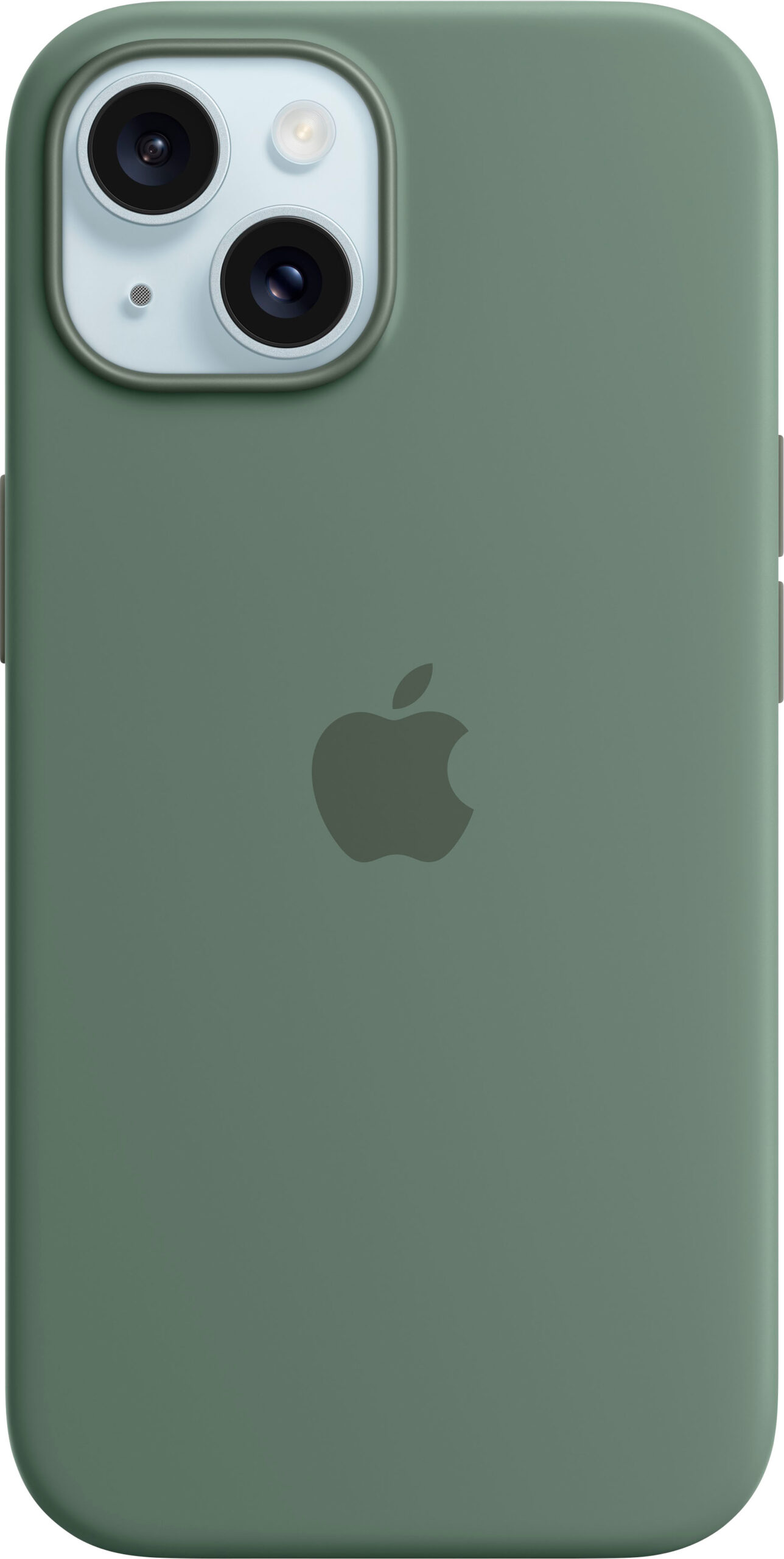 כיסוי סיליקון מקורי ל- Apple iPhone 15 עם חיבור Magsafe - צבע ירוק
