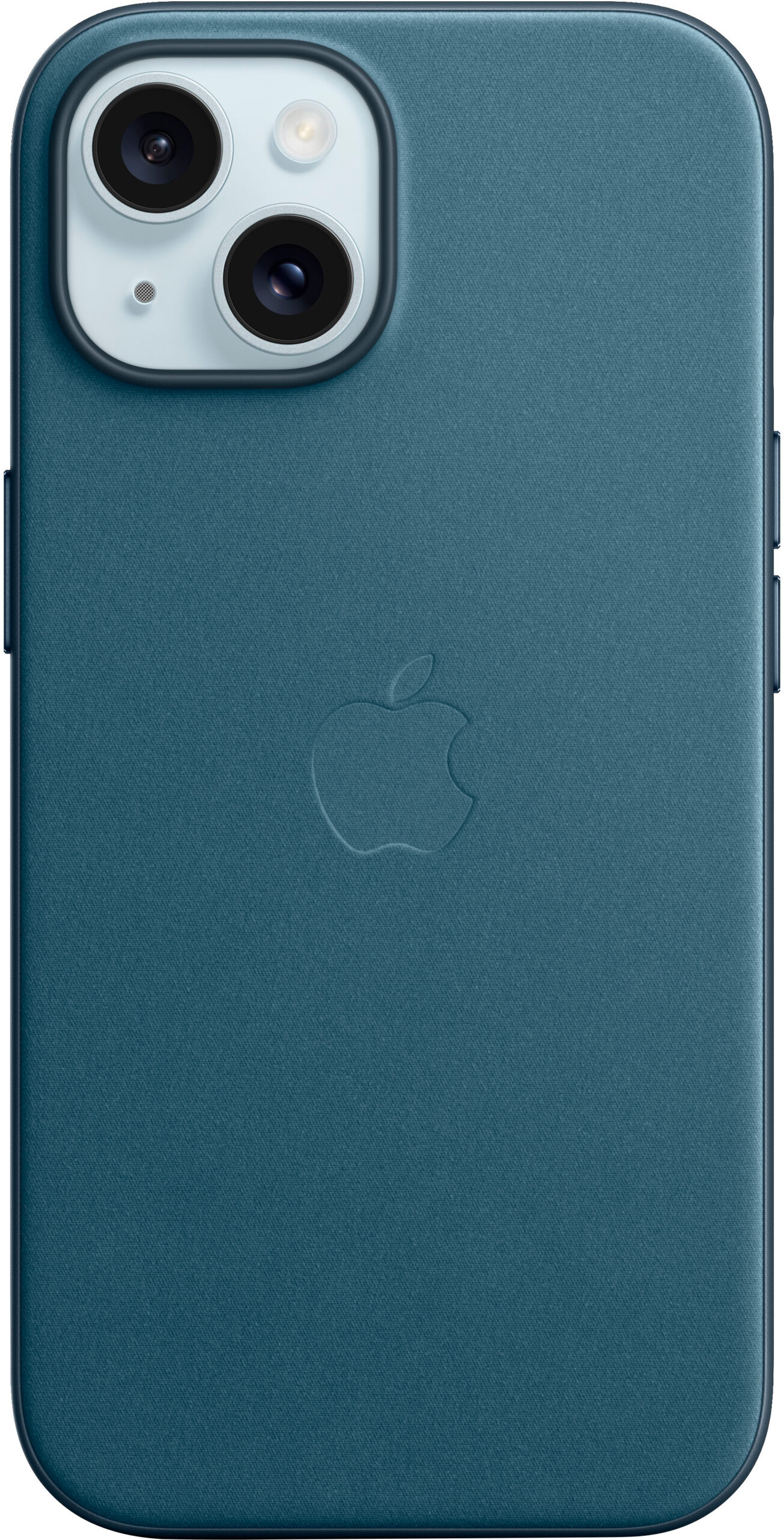 כיסוי FineWoven מקורי ל- Apple iPhone 15 עם חיבור Magsafe - צבע כחול