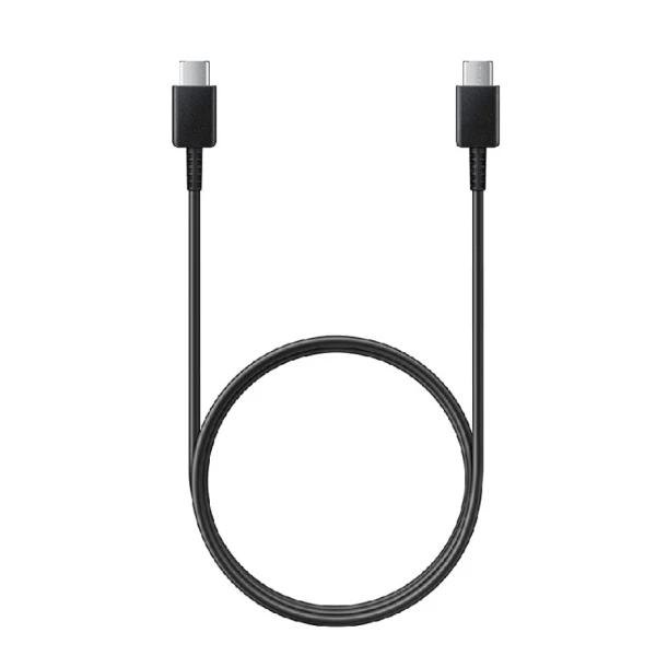 כבל מקורי סמסונג שחור USB-C To USB-C 1.8M