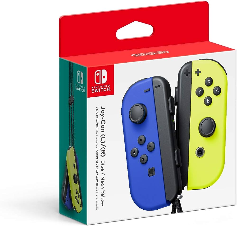 זוג בקרי שליטה כחול / צהוב Nintendo Joy-Con