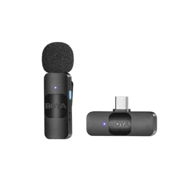 מיקרופון דש אלחוטי BOYA BY-V10 TYPE-C