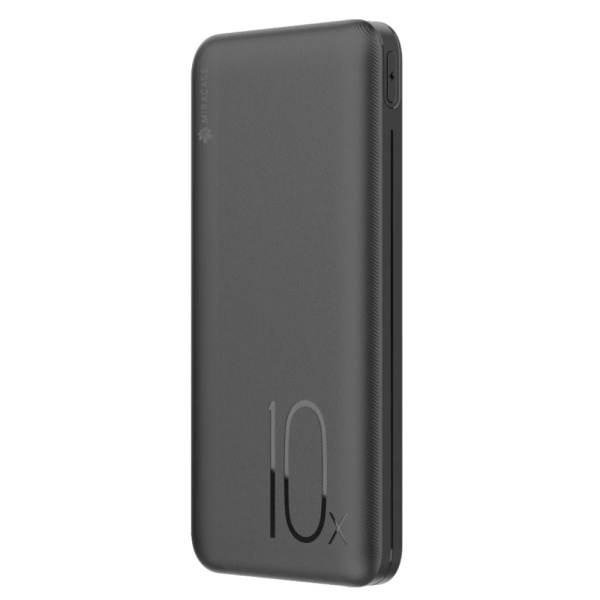 מטען נייד מהיר 22.5W Miracase קיבולת 10,000mAh - שחור
