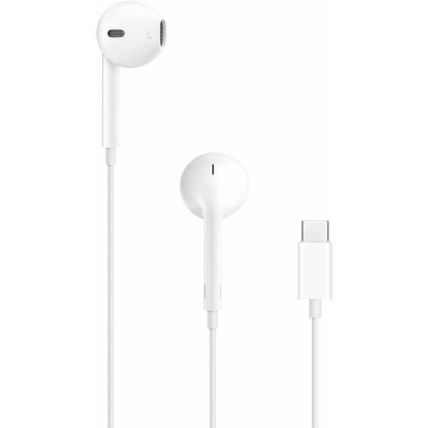 אוזניות חוטיות אפל עם חיבור USB-C