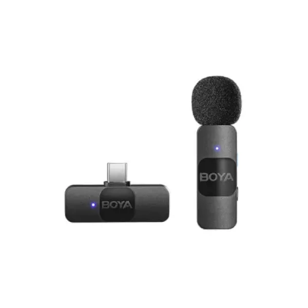 ⁦מיקרופון דש אלחוטי BOYA BY-V10 TYPE-C⁩ – תמונה ⁦5⁩