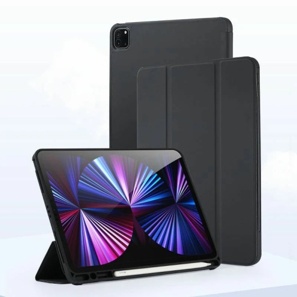 כיסוי סמארט עם מקום מובנה לעט iPad Air 13  - שחור