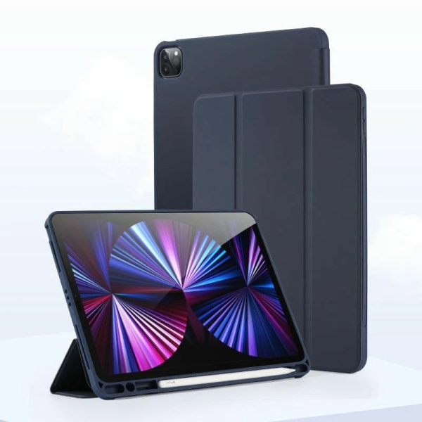 כיסוי סמארט עם מקום מובנה לעט iPad Air 11  - כחול