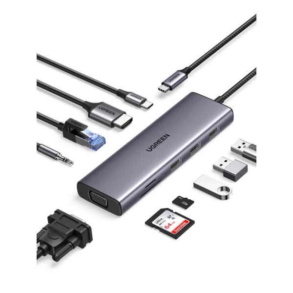 UGREEN Multiport 10 in 1 100W 15601