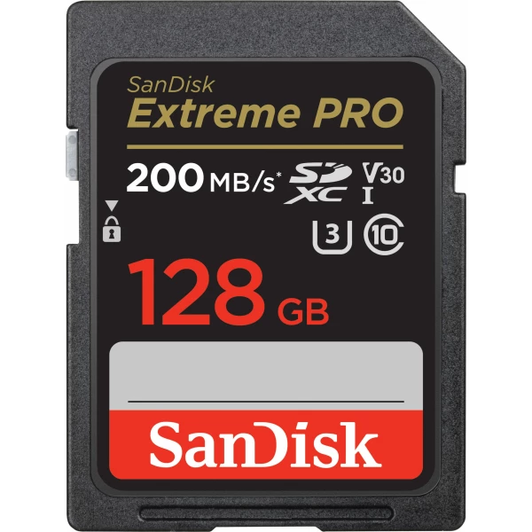 כרטיס זיכרון - SD Card Extreme Pro 128GB