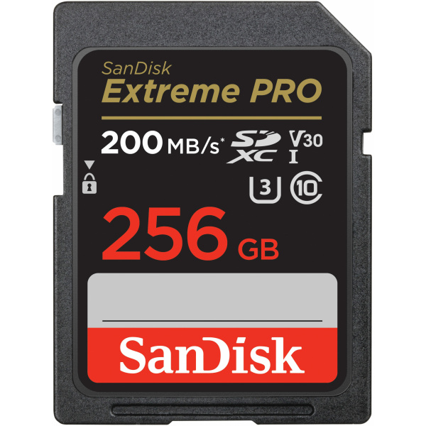 כרטיס זיכרון - SD Card Extreme Pro 256GB