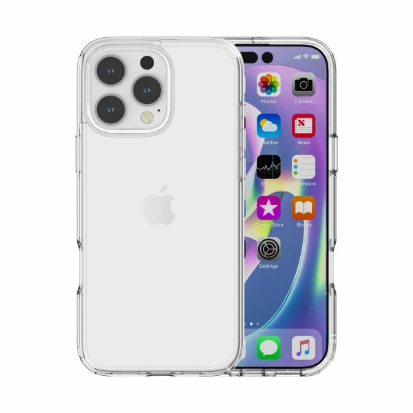 כיסוי שקוף איכותי עבור אייפון 16 פרו  Grip Crystal