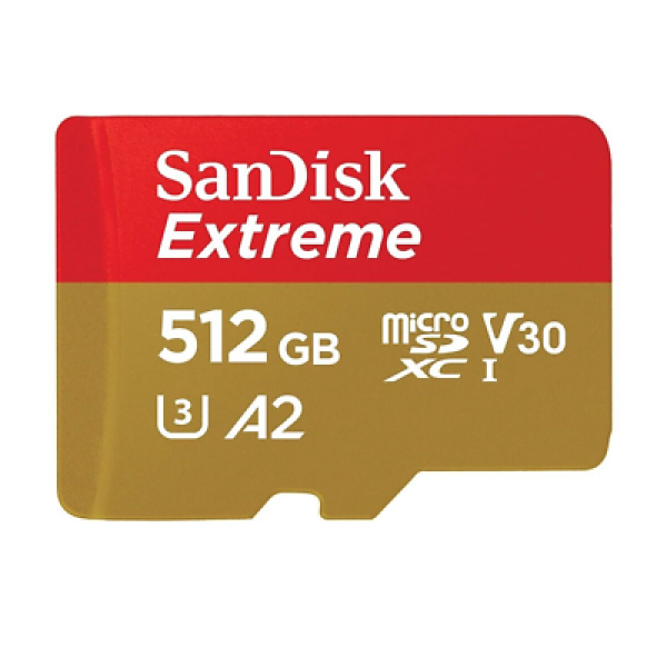 MicroSD Sandisk Extreme 512GB - כרטיס זיכרון