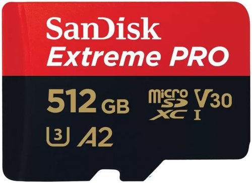 MicroSD Sandisk Extreme Pro 512GB – כרטיס זיכרון