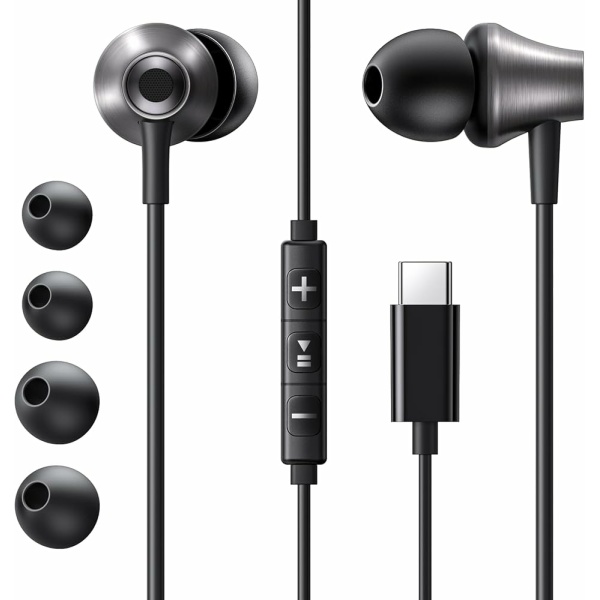 אוזניות חוטיות עם סיליקון UGREEN 35754 USB-C