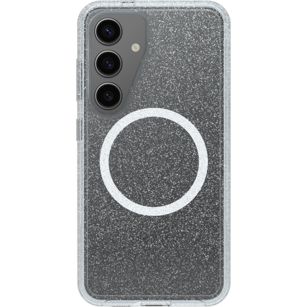 כיסוי Otterbox Symmetry MagSafe - סמסונג אס 25 - שקוף נצנץ