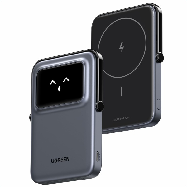 UGREEN 45327 - מטען נייד בקיבולת 10000mAh Magnetic wireless 20W