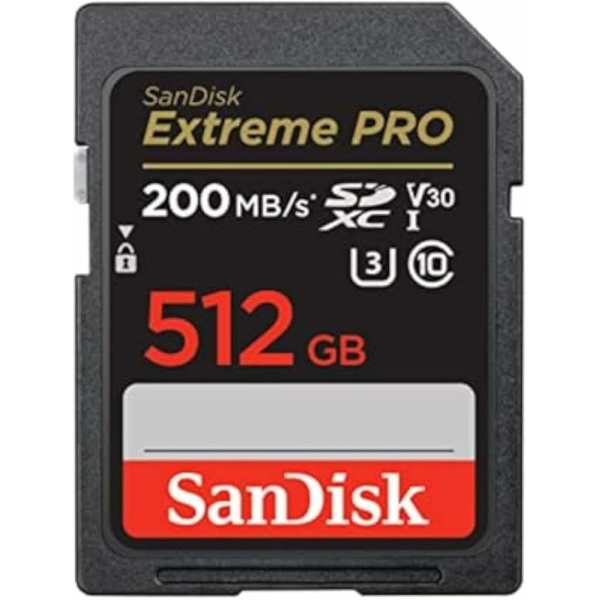 כרטיס זיכרון - SD Card Extreme Pro 512GB