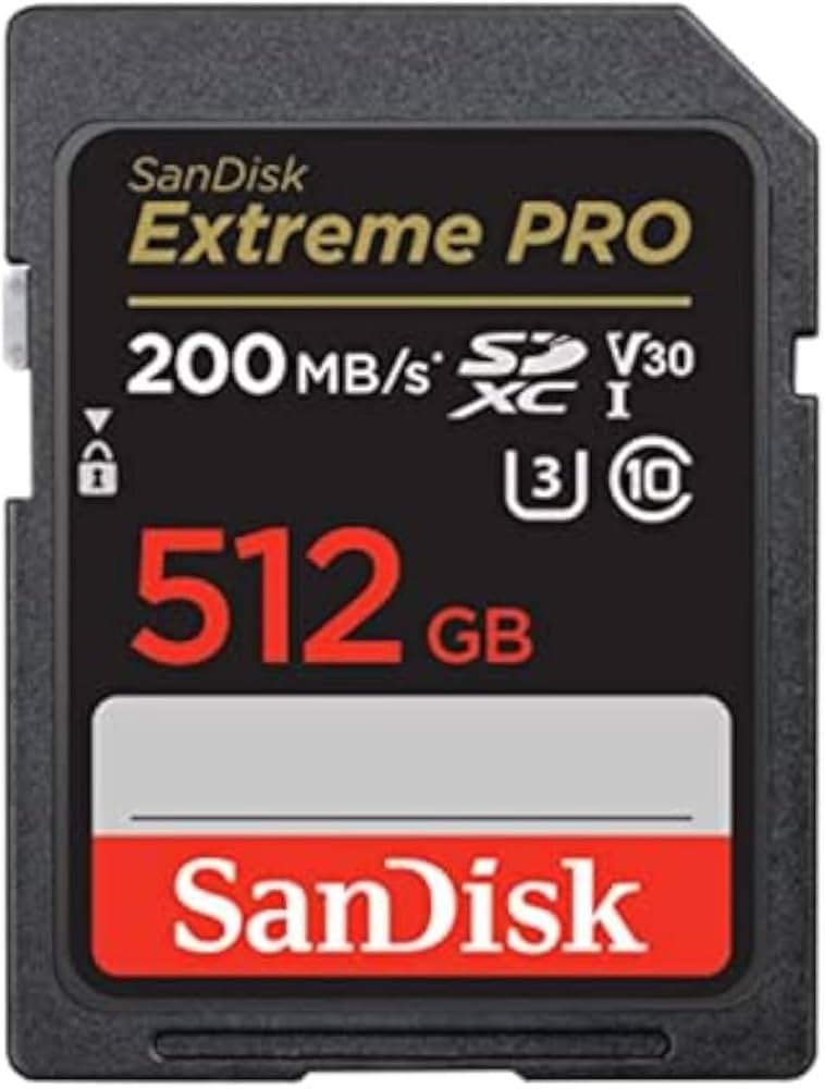 כרטיס זיכרון – SD Card Extreme Pro 512GB