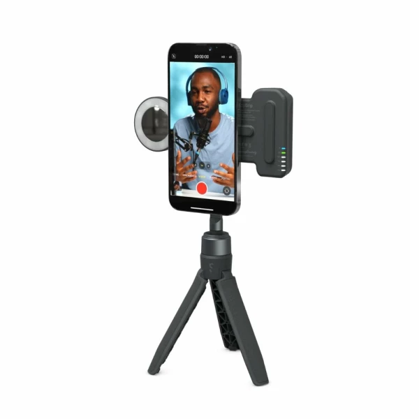 Shiftcam SnapGrip Creator Kit Midnight אחיזה מגנטית חכמה לסמארטפון + ערכת אביזרים לצילום מקצועי