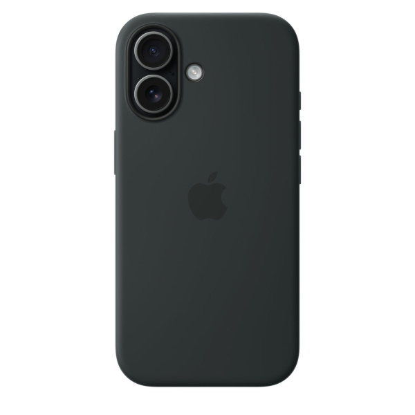 כיסוי סיליקון מקורי אפל ל- אייפון 17 - MGF14ZM/A - Black
