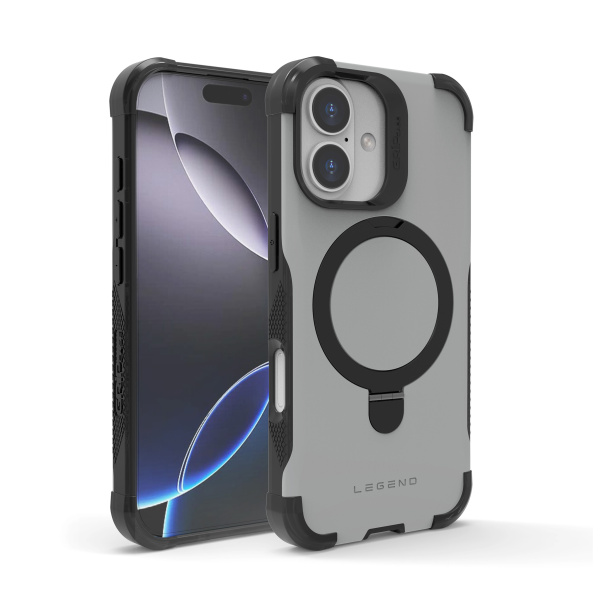 כיסוי Grip Case Legend Pro - אייפון 17 - אפור