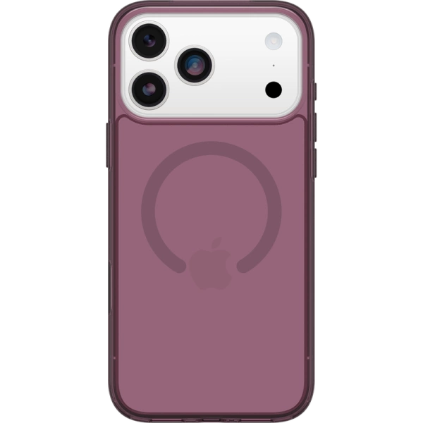 כיסוי Otterbox Symmetry MagSafe - אייפון 17 פרו מקס שקוף ורוד