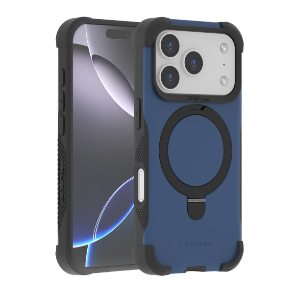 כיסוי Grip Case Legend Pro - אייפון 17 פרו מקס - כחול