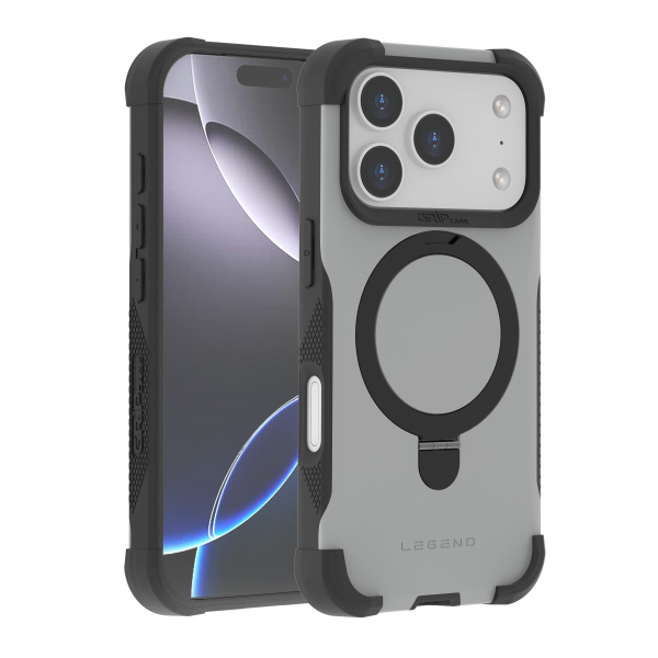 כיסוי Grip Case Legend Pro - אייפון 17 פרו - אפור