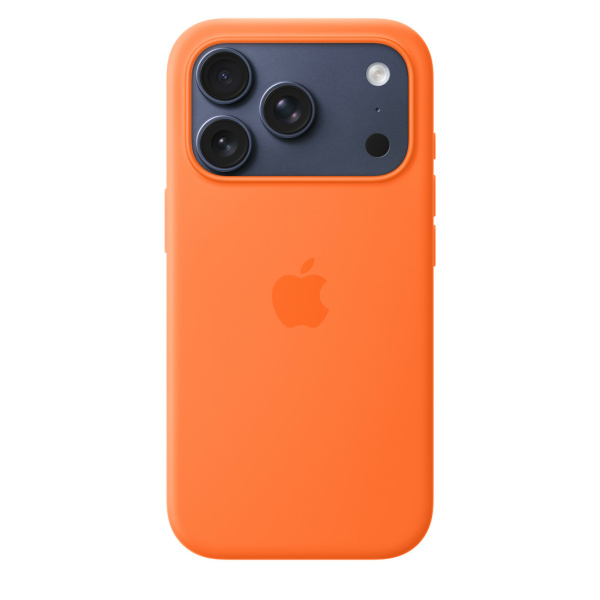 כיסוי סיליקון מקורי אפל ל- אייפון 17 פרו - MGFE4ZM/A Orange