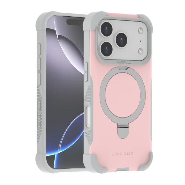 כיסוי Grip Case Legend Pro - אייפון 17 פרו מקס - ורוד