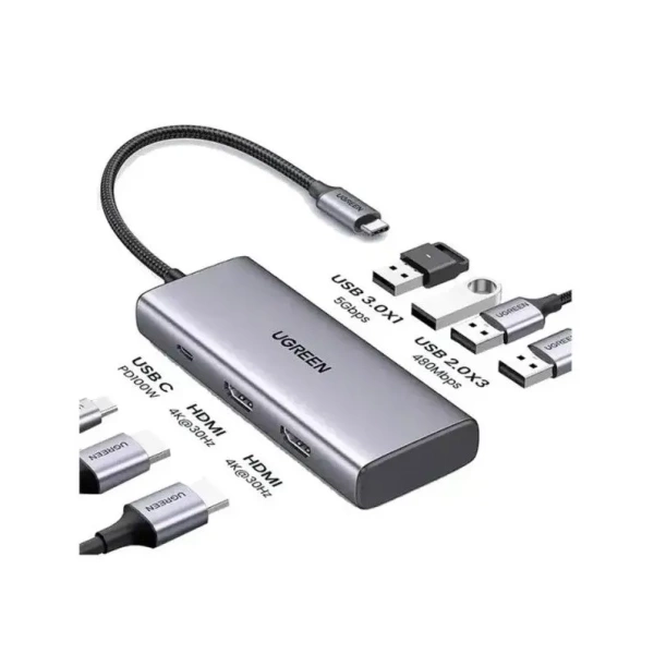 UGREEN Multiport 7 in 1 100W 35897