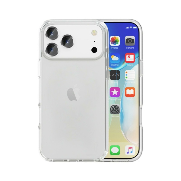כיסוי שקוף איכותי עבור אייפון 17 פרו Grip Case Crystal