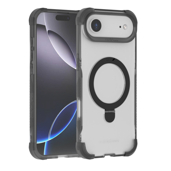 כיסוי Grip Case Legend Pro - אייפון 17 אייר - שקוף שחור
