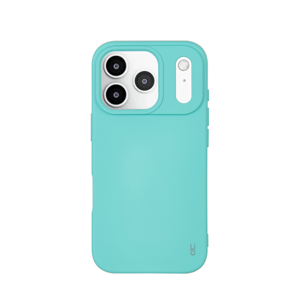 כיסוי סיליקון איכותי Grip Case Soft עבור אייפון 17 פרו מקס - מנטה