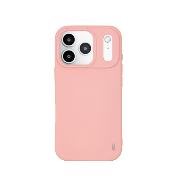כיסוי סיליקון איכותי Grip Case Soft עבור אייפון 17 פרו מקס - ורוד
